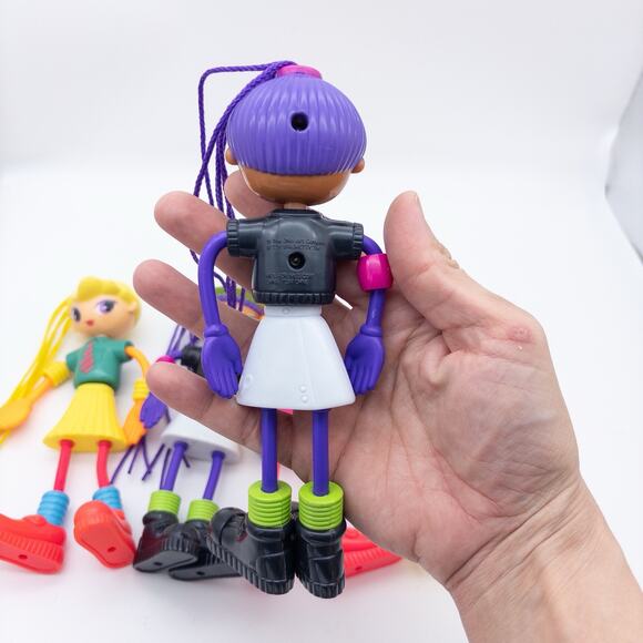 Lot Of 5 McDonalds 2003 Happy Meal Betty Spaghetty Spaghetti Dolls Toys Figures - Picture 3 of 10